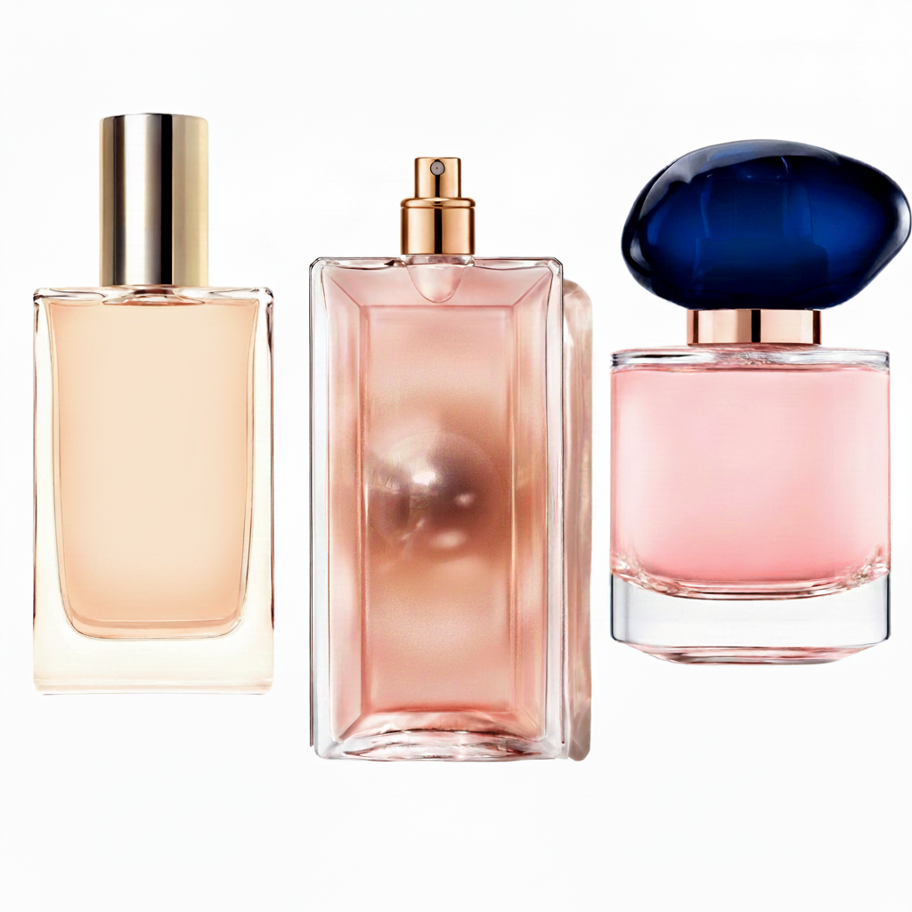 3ER PARFUM-SET: blumig-orientalisches Damenparfum, elegantes blumiges Aroma und modernes Damen-Eau-de-Parfum