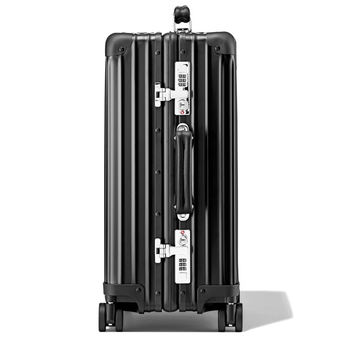 Maleta de cabina compacta en aluminio - Negro