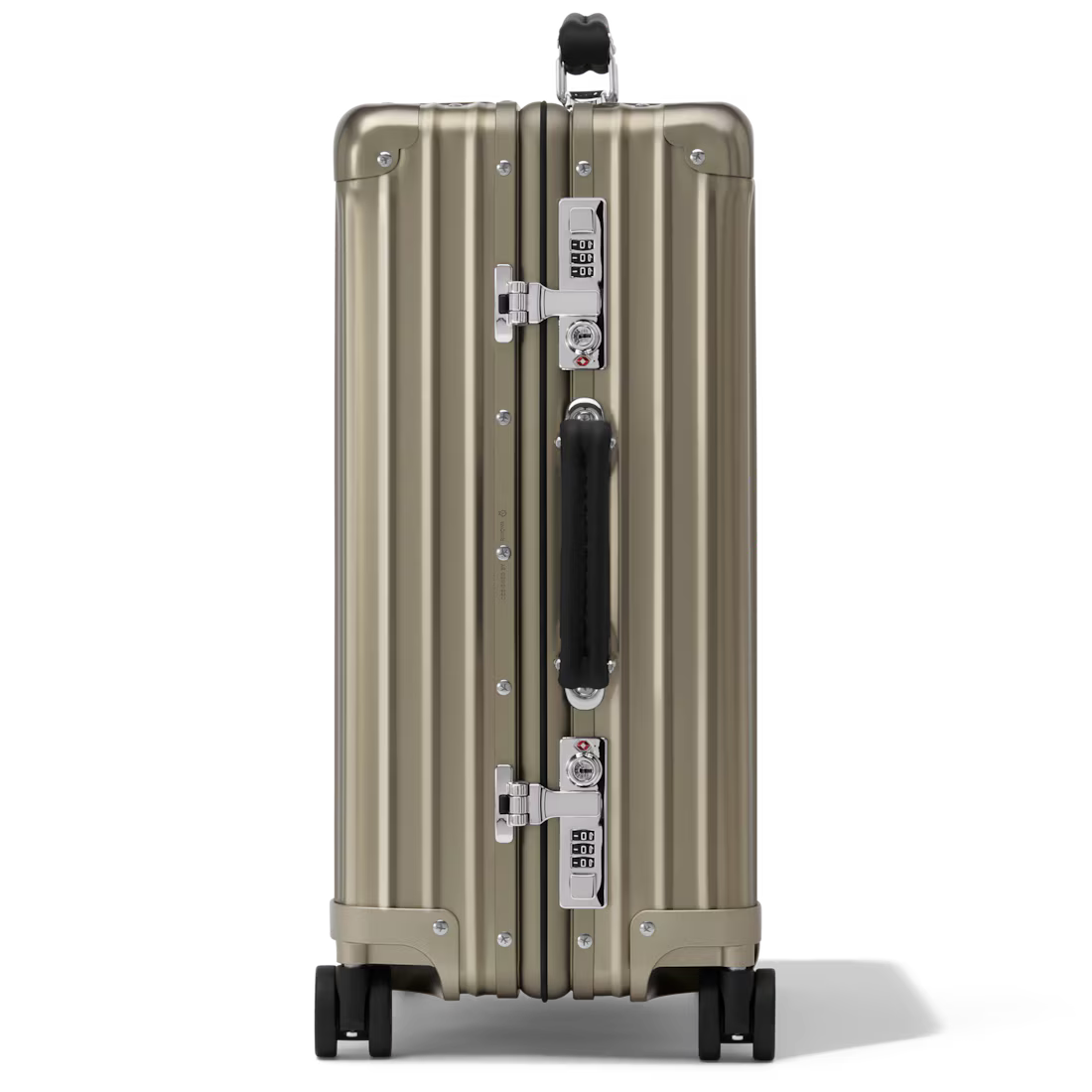 Maleta de cabina compacta en aluminio - Titanio